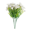 10 Bundles Artificial Flower Outdoor indoor UV Resistant Fake Flowers Plant US